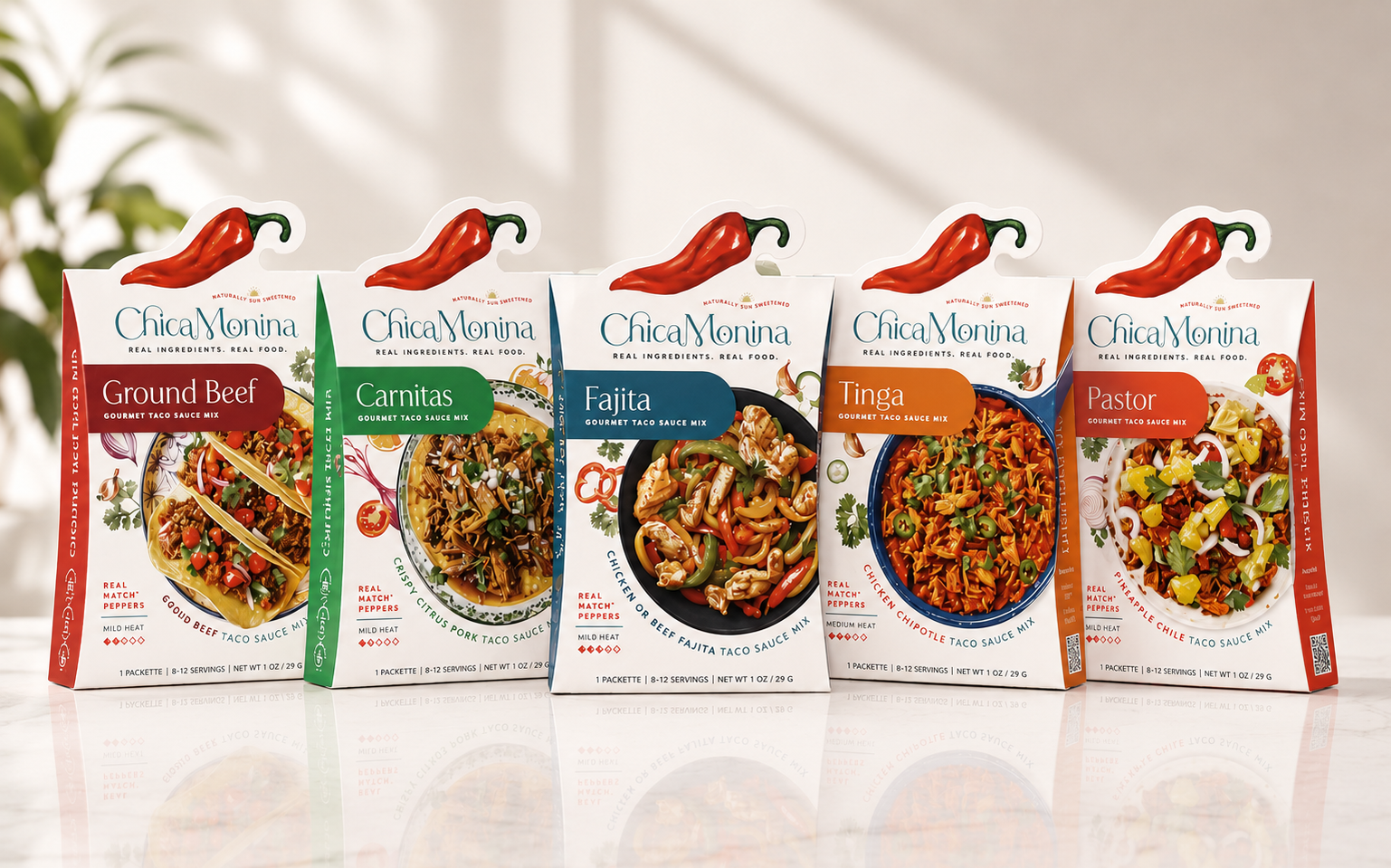 ChicaMonina Gourmet Taco Sauce Mix Collection