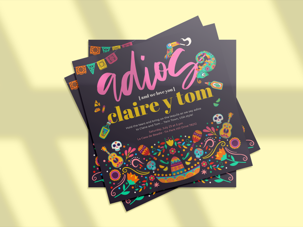 Custom Farewell Invitation