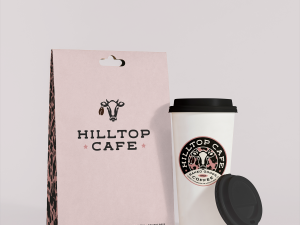 Hilltop Cafe Carryout Bag & Coffee Cup