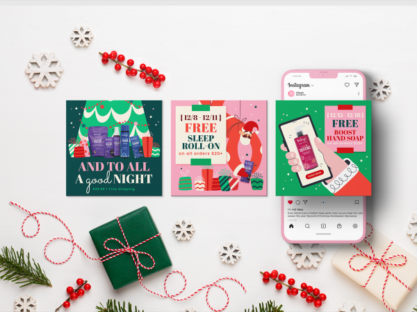 Oilogic Christmas Social Media Campaign